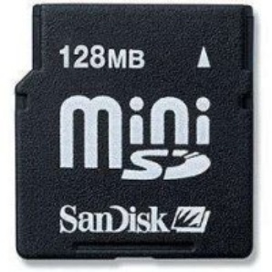 Карта памяти Sandisk mini SD 128MB