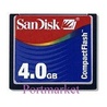 Карта памяти Sandisk Compact Flash Card 4Gb